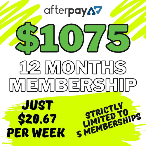$1075 12 Month Membership